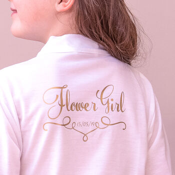 Personalised Wedding Dressing Gown For The Bride, 4 of 12