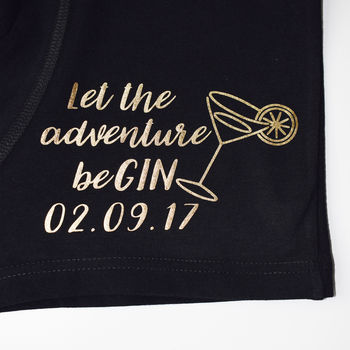 Personalised, Let The Adventure Be Gin Pants, 2 of 5