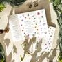 Colourful Flowers Gatefold Wedding Invitation, thumbnail 1 of 10