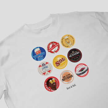Afc Beer Mats Oversized T Shirt, 3 of 10