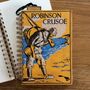 Robinson Crusoe' Upcycled Notebook, thumbnail 1 of 5