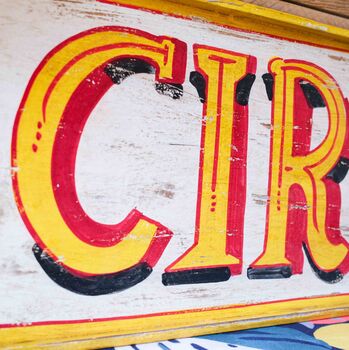 Circus Wooden Sign, 3 of 11