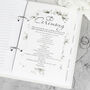 Personalised Floral Watercolour Wedding Planner, thumbnail 5 of 11