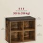 Shoe Bench Storage Bench Padded Seat Adjustable, thumbnail 2 of 5