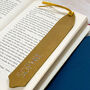 Personalised Floral Lettering Bookmark, thumbnail 1 of 2