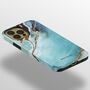 Blue Ocean Marble Tough Case For iPhone, thumbnail 4 of 4