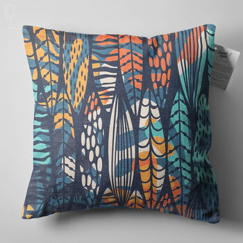 Abstract Decorative Cushion Cover With Multicoloured, 5 of 7