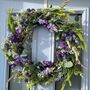 Large Lavender And Catmint Floral Wreath, thumbnail 3 of 7