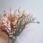 Peach Dried Flower Bouquet, thumbnail 2 of 3