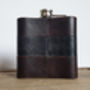 Personalised Mixed Leather Hip Flask, thumbnail 6 of 8