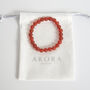 Carnelian Crystal Gemstone Bracelet For Joy, thumbnail 2 of 4