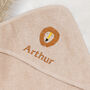 Personalised Trixie Aura Lion Hooded Towel, thumbnail 2 of 6