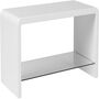 Goldfan White Gloss Coffee Table Center Tables, thumbnail 3 of 12