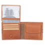 Personalised English Leather Tan Trifold Men's Wallet, thumbnail 8 of 12
