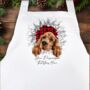 Personalised Christmas Cocker Spaniel Break Through, thumbnail 4 of 10