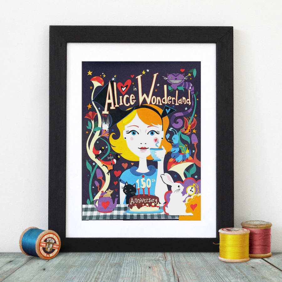 'Alice In Wonderland Art', Limited Edition Print, 1 of 2