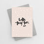 'Hello, Tiny Toes' Unisex New Baby Card, thumbnail 2 of 2