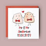 Mr And Mr Personalised Wedding Day Card, thumbnail 1 of 3