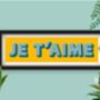 Framed Je T'aime Typography Print, thumbnail 6 of 6