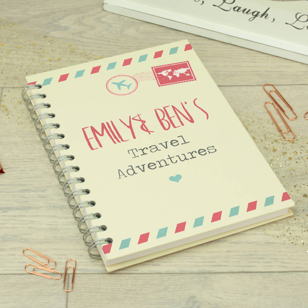 Personalised Ring Bound Travel Planner By Dreams To Reality Design Ltd