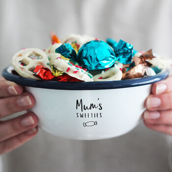 Personalised Enamel Sweet Bowl, 2 of 4