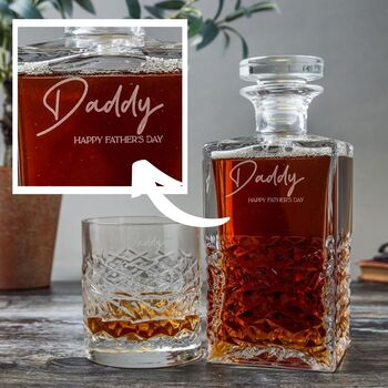 Personalised Crystal Decanter For Father's Day, 4 of 8