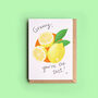 Lemon Mother's Day Card, thumbnail 3 of 5