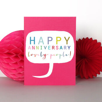 Mini Happy Anniversary Card, 3 of 5