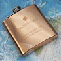 Personalised Copper Hip Flask, thumbnail 1 of 2