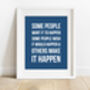 'Make It Happen' Inspirational Quote Print, thumbnail 2 of 6