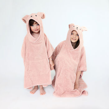 Frog Children's Hooded Towel Poncho, 10 of 11