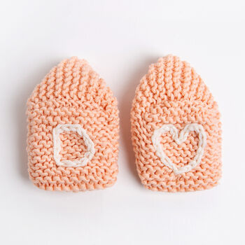 Personalised Baby Booties Knitting Kit, 3 of 8