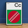 Cricket Ball Posters And Prints, Gifts For Cricket Fans, thumbnail 1 of 5
