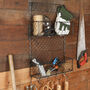 Black Wire Wall Mounted Garden Storage Rack, thumbnail 1 of 6