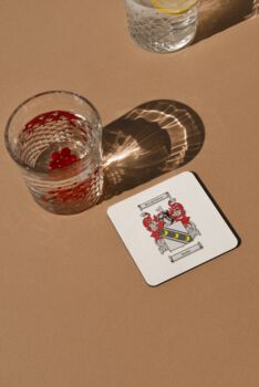 Personalised Coat Of Arms Mug And Coaster Gift Set, 8 of 8