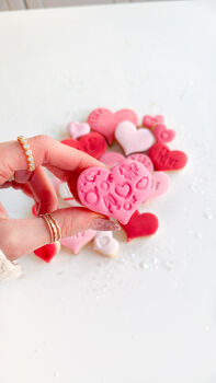 Valentine's Lots Of Love Biscuit Baking And Decorating Kit, 6 of 12