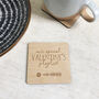 Personalised Valentines Spotify Playlist Coaster, thumbnail 1 of 3