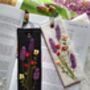 Lavender Hand Embroidered Linen Bookmark, thumbnail 10 of 12