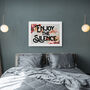 Enjoy The Silence Typography Quote Art Print, thumbnail 3 of 6