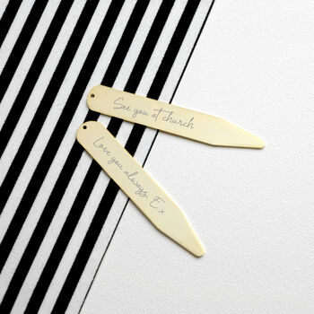 Personalised Handwriting Collar Stiffeners, 8 of 12