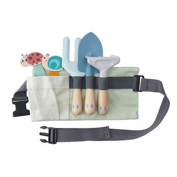 Little Tribe Blue Wooden Garden Tool Set | Ages Three+ | Exploration | Sensory | Adventure Gifting | Childrens Gift | Gardening | Gift Boxed, 7 of 12