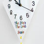Children's Personalised Rainbow Kite Clock, thumbnail 3 of 6