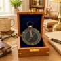Vintage Spencer Brass Compass With Wooden Box, thumbnail 2 of 11