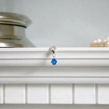 Something Blue Sterling Silver Charm, 2 of 8