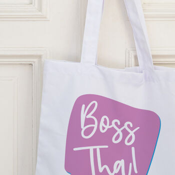 Liverpool Slang Tote Bag, Boss Tha, Scouse Dialect, 2 of 4