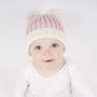 Pompom Hat Baby Knitting Kit, thumbnail 1 of 9
