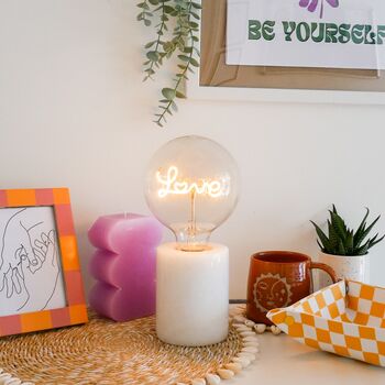 LED Neon Bulb With Table Lamp Bright Ideas Collection, 2 of 9