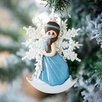 Personalised Snow Princess Decoration, 2 of 2