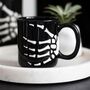 Skeleton Hand Mug, thumbnail 1 of 3