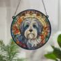 Tibetan Terrier Stained Glass Effect Suncatcher, thumbnail 6 of 6